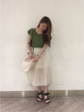 くりためいさん（レディース・160cm）の夏コーディネート