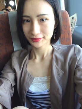 「KATE（ケイト）のアイテム（ファンデーション）」を使った、kikitopさん（レディース・172cm）の冬コーディネート