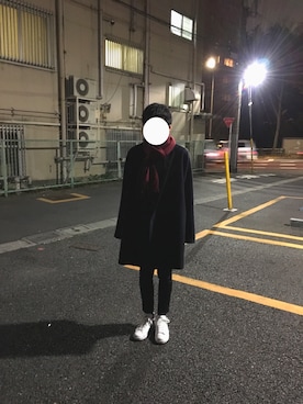 「Edwina Horl（エドウィナホール）のアイテム（チェスターコート）」を使った、Muぅさん（メンズ・171cm）の冬コーディネート