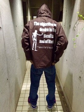「N.HOOLYWOOD」｜「アイテム（ブルゾン）」を使った、curryboyさん（メンズ・173cm）の秋コーディネート