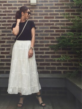 「しまむらコーデ」｜Chieさん（レディース・165cm）の夏コーディネート