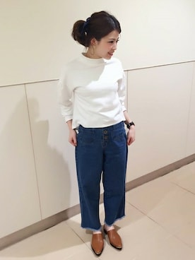 「サボ」｜ayshiさん（レディース・160cm）の春コーディネート