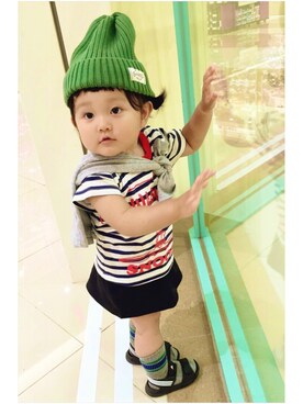 a_yamon.xxxさん（キッズ・80cm）の冬コーディネート