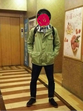 「ESTNATION（エストネーション）のアイテム（シューズ）」を使った、sshmさん（メンズ・175cm）の春コーディネート
