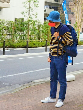 「PAPER CHEST（ペーパーチェスト）のアイテム」を使った、sshmさん（メンズ・176cm）の秋コーディネート