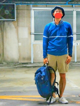 「INDUSTRY OF ALL NATIONS（インダストリーオブオールネーションズ）のアイテム」を使った、sshmさん（メンズ・176cm）の秋コーディネート