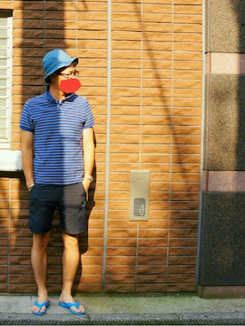 「Mammut（マムート）のアイテム（パンツ）」を使った、sshmさん（メンズ・176cm）の夏コーディネート