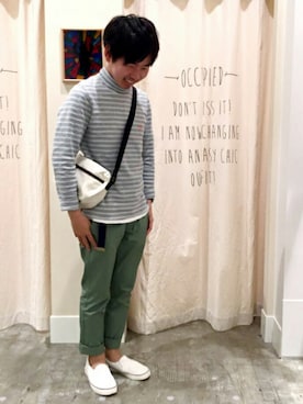 ポメたろう。【coen】さん(メンズ・166cm)の春コーディネート