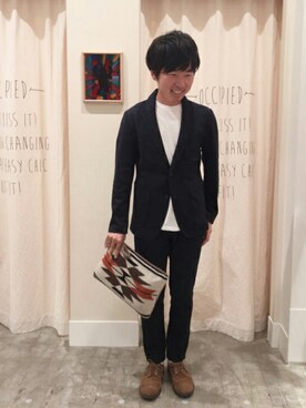 ポメたろう。【coen】さん（メンズ・166cm）の秋コーディネート