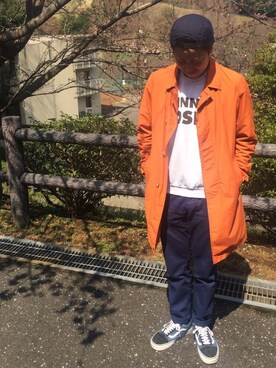 Norifumi Ikedaさん（メンズ・175cm）の春コーディネート