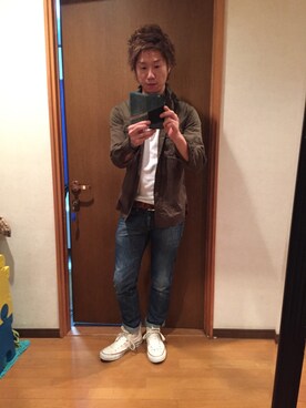 「DIESEL（ディーゼル）のアイテム（PC・スマホグッズ/家電）」を使った、ヒロさん（メンズ・166cm）の春コーディネート