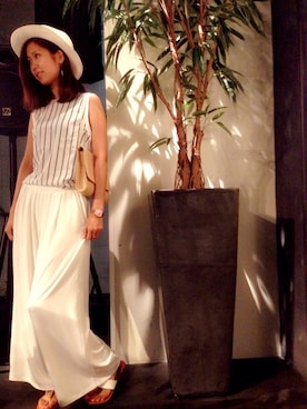 Riho___さん（レディース・168cm）の夏コーディネート