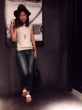 Riho___さん（レディース・168cm）の夏コーディネート