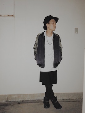 「LAD MUSICIAN（ラッドミュージシャン）のアイテム（その他アウター）」を使った、Cyun-Sanさん（メンズ・171cm）の冬コーディネート