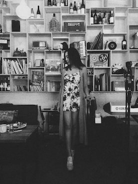 「INITIALS（イニシャルズ）のアイテム（ジャケット/アウター）」を使った、WYLIEさん（レディース・165cm）の夏コーディネート