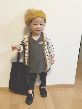 LeO*さん（キッズ・70cm）の秋コーディネート