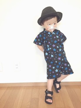 「2歳5ヶ月」｜「アイテム（浴衣）」を使った、LeO*さん（キッズ・80cm）の夏コーディネート