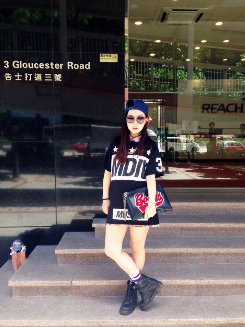 「JOYRICH」｜「JOYRICHのアイテム（ワンピース、パープル系）」を使った、Bibiさん（レディース・157cm）の夏コーディネートの1枚目の写真