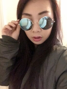 「MOUSSY（マウジー）のアイテム（スタジャン）」を使った、Bibiさん（レディース・151cm）の秋コーディネート
