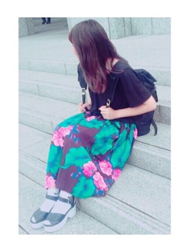 「MONKI」｜ぽ       んさん（レディース・157cm）の夏コーディネート