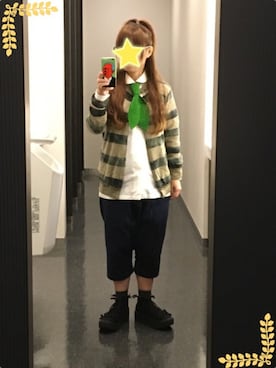 「ゴールドラメ」｜omronさん（レディース・152cm）の冬コーディネート