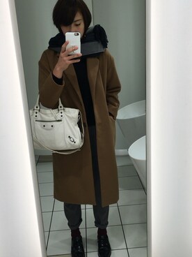 Chiyo Suzukiさん（レディース・170cm）の冬コーディネート