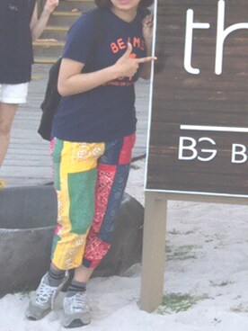 「BEAMS BOY（ビームスボーイ）のアイテム（その他パンツ、その他）」を使った、＊＊＊Ginie＊＊＊さん（レディース・157cm）の春コーディネート