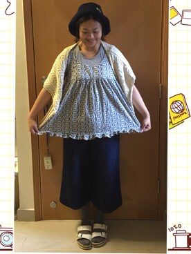 力高子さんのコーディネート