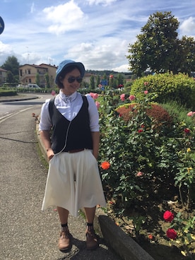 力高子さんのコーディネート