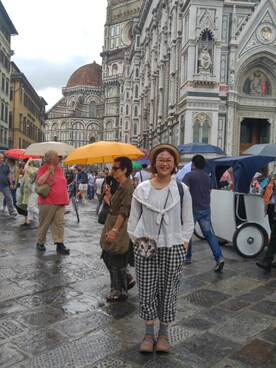 力高子さんのコーディネート