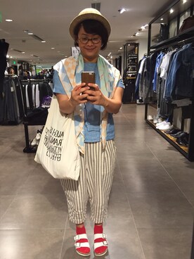 力高子さんのコーディネート