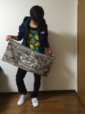 「マンウィズ」｜かぴばらさん（メンズ・165cm）の秋コーディネート