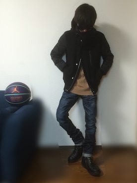 かぴばらさん（メンズ・165cm）の冬コーディネート