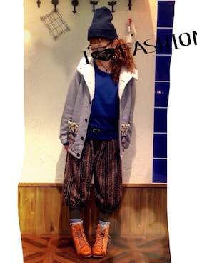 「C.I.L.（シーアイエル）のアイテム」を使った、m*chan♪さん（レディース・156cm）の冬コーディネート