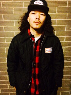 「BIG SMITH（ビッグスミス）のアイテム（ジャケット/アウター）」を使った、kuugalinさん（メンズ・177cm）の春コーディネート