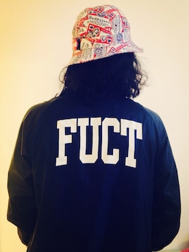 「fuct（ファクト）のアイテム（ジャケット/アウター）」を使った、kuugalinさん（メンズ・177cm）の春コーディネート