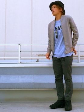 「AND TEMA（アンドテマ）のアイテム」を使った、daiki_kikuchiさん（メンズ・172cm）の春コーディネート