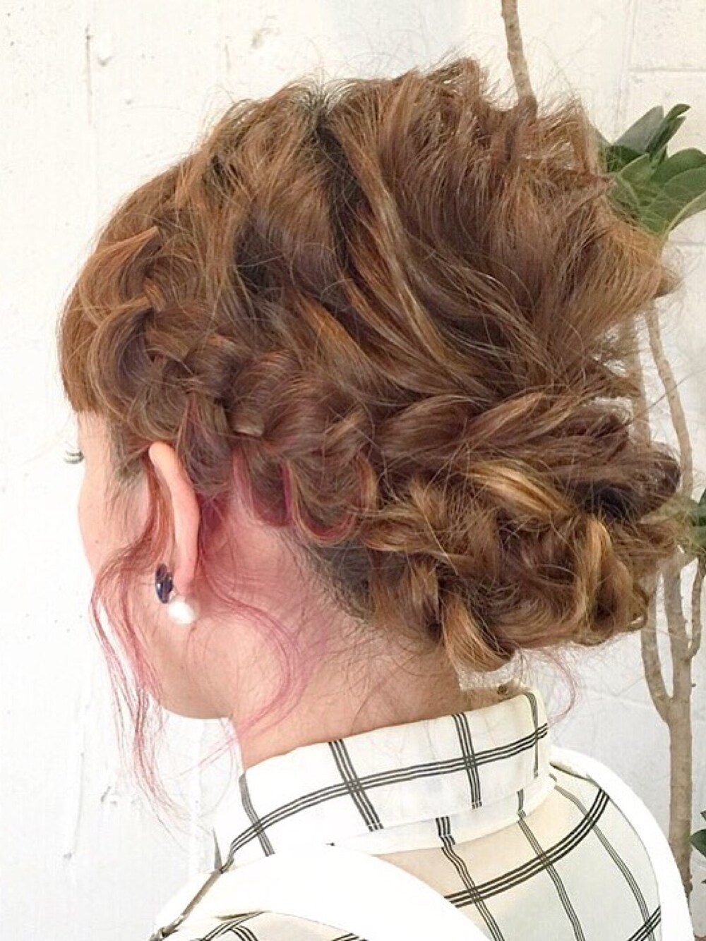 「ヘアバンド、ヘアアレンジ、結婚式、サロペット、オールインワン、ドレス、スニーカー、ブーツ、ハット、ニット帽」｜「不明のアイテム（サロペット/オーバーオール、ブラック系）」を使った、ぐっぴさん（レディース・159cm）の秋コーディネートの1枚目の写真