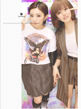 「Marc by Marc Jacobs（マークバイマークジェイコブス）のアイテム（スカート）」を使った、M  a a y a さん（レディース・150cm）の春コーディネート