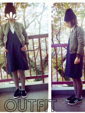 めめさん（レディース・163cm）の秋コーディネート