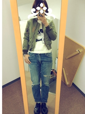 めめさん（レディース・163cm）の冬コーディネート