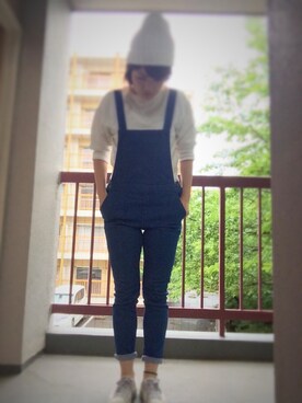 「ブルー x ホワイト」｜めめさん（レディース・163cm）の夏コーディネート