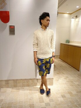 417 by EDIFICE岡山店さん（メンズ・173cm）の春コーディネート