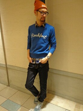 417 by EDIFICE岡山店さん（メンズ・183cm）の秋コーディネート