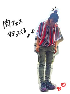 「BAD（バッド）のアイテム（トップス）」を使った、まきさん（レディース・153cm）の秋コーディネート