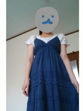 「マキシワンピ」｜iさん（レディース・160cm・20代）の夏コーディネート