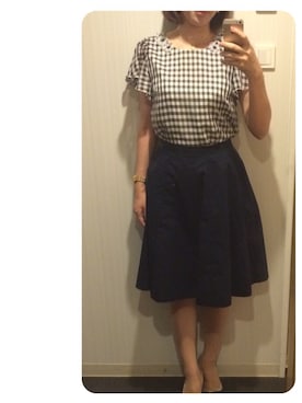 「PAUL&JOE（ポールアンドジョー）のアイテム（腕時計）」を使った、sayakaさん（レディース・155cm）の夏コーディネート