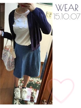 k  a  n  a ‥❁さん（レディース・159cm）の秋コーディネート