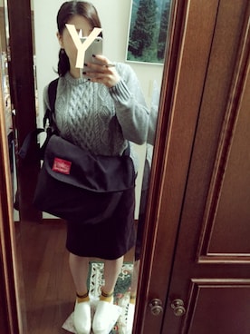 「Manhattan Portage」｜k  a  n  a ‥❁さん（レディース・159cm）の秋コーディネート
