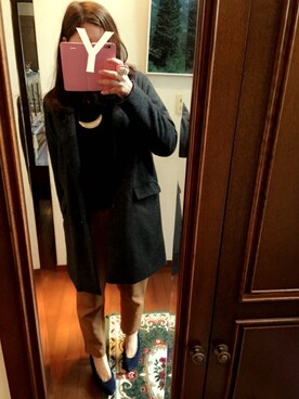 k  a  n  a ‥❁さん（レディース・159cm）の冬コーディネート